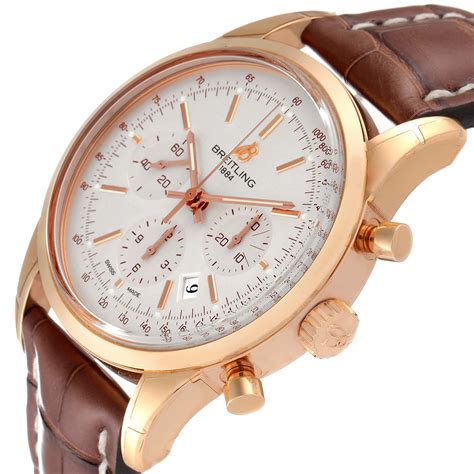 breitling transocean rose gold replica